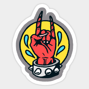 Satan's Hand Sticker